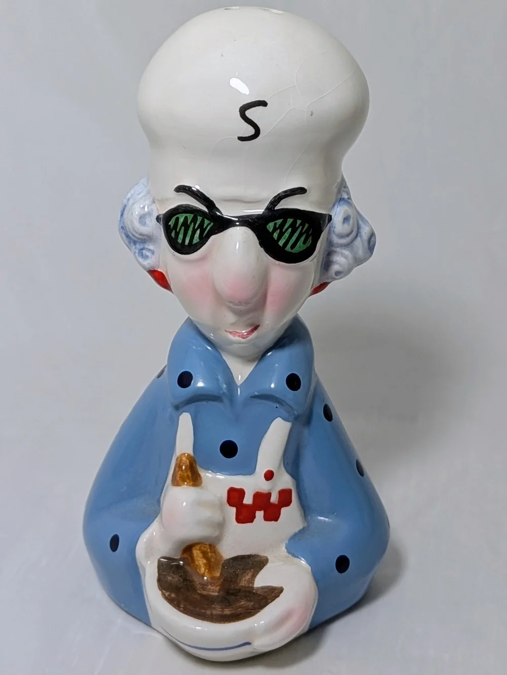 Shoebox By Hallmark Maxine And Floyd Chef Salt & Pepper Set with Base
